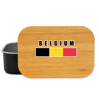 Belgium - Belgique - Belgika - Belgien - بلجيكا - Boîte à goûter - noir - Devant