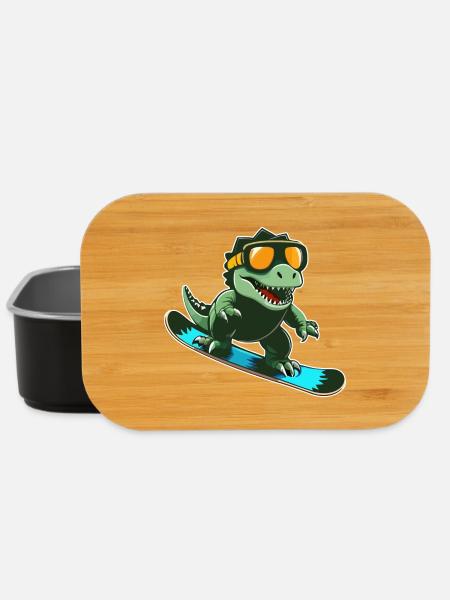 T-Rex Snowboarding - Lunch Box - Schwarz