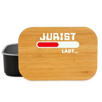 Karriere Jurist Statement Beruf Arbeiter Erfolg - Lunch Box - Schwarz - Vorne