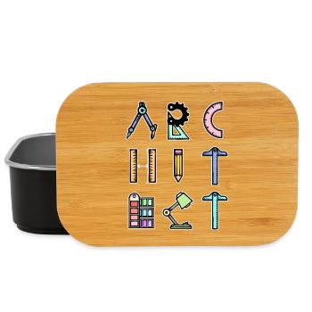 Beruf Job Spruch Architekt Karriere Vorgesetzter - Lunch Box - Schwarz - Vorne