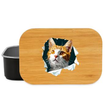 Cat, Cat, Cat, Cat Head, Cat Lover - Lunch Box - black - Front