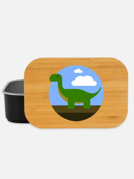 Dino - Lunch Box - Schwarz