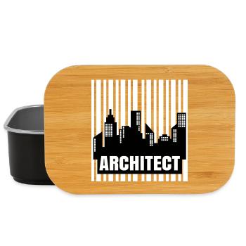 Job Architekt Arbeit Vorgesetzter Erfolg Karriere - Lunch Box - Schwarz - Vorne