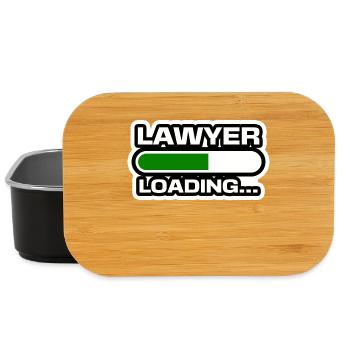 Avocat Énoncé de poste Travailleur Profession Carrière - Boîte à goûter - noir - Devant