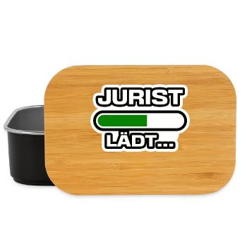 Career Success Lawyer Statement Earn Money - Lunch Box - black - Front