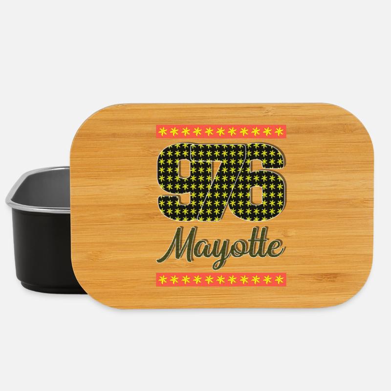 T SHIRT 976 MAYOTTE_MAHORAIS_MAHORAISE - Boîte à goûter - noir