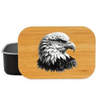 Bald Eagle - Lunch Box - black - Front