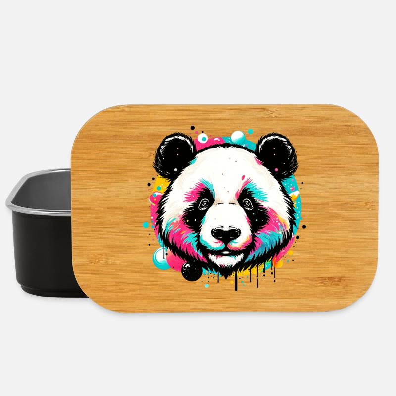 Panda - Lunch Box - Schwarz