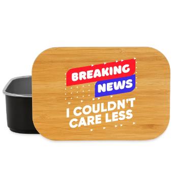 Anyway, cool saying, I don't care about attitude, relax - Lunch Box - black - Front