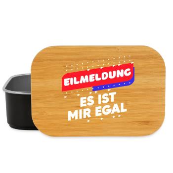 Je ne me soucie pas des dictons drôles Indifférent Relax - Boîte à goûter - noir - Devant