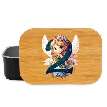 2 Jahre Fee Elfe Geburtstag Geschenk - Lunch Box - Schwarz - Vorne