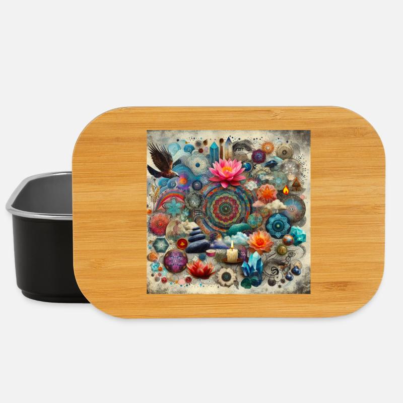 Zen Ornament - Lunch Box - black