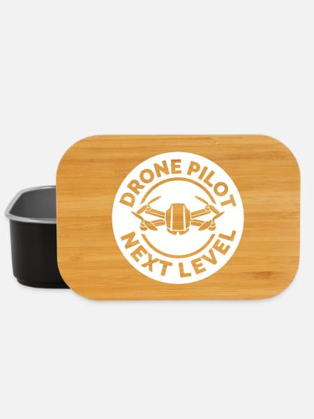 drone pilot patch Logo Drohnen Symbol Emblem icon - Lunch Box - Schwarz