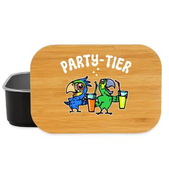 Parrot Statement Animal Lover Pet Bird - Lunch Box - black - Front