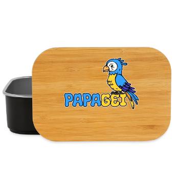 Parrot Saying Animal Lover Pet Bird Zoo - Lunch Box - black - Front