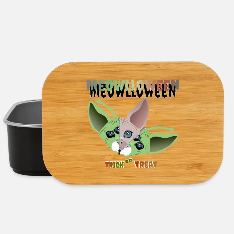 Sphinx Katze Alien Maske - Lunch Box - Schwarz