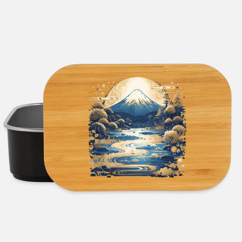 Mount Fuji - Lunch Box - black