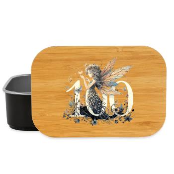 100 Years Fairy Elf Cute Birthday Gift - Lunch Box - black - Front