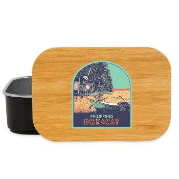 Heaven on Earth: Boracay, Philippines - Lunch Box - black - Front