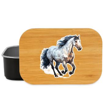 Wildpferd - Lunch Box - Schwarz - Vorne
