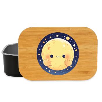 The Smiling Moon - Lunch Box - black - Front