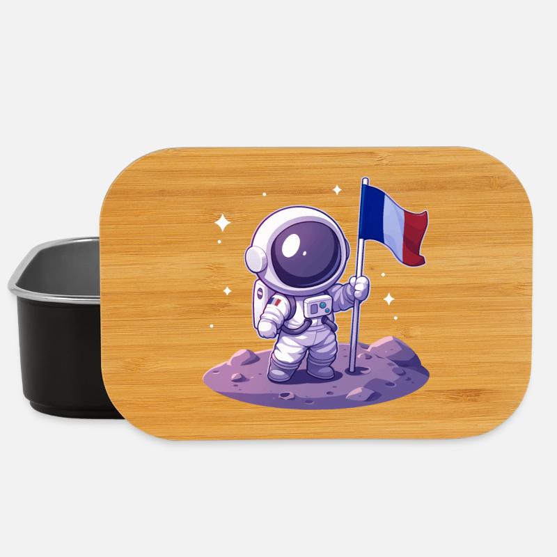 French Astronaut - Lunch Box - black