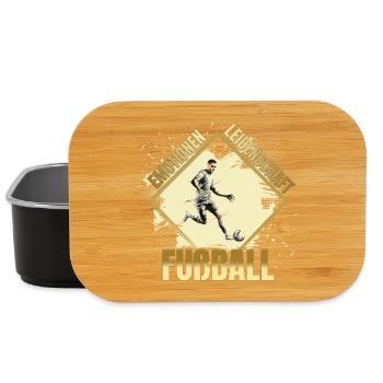 Emotionen - Leidenschaft - Fußball - Lunch Box - Schwarz - Vorne