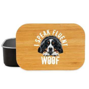 Bernese mountain dog - Lunch Box - black - Front