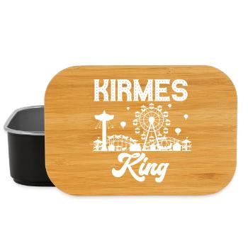 Kirmes King Jahrmarkt Rummel Volksfest - Lunch Box - Schwarz - Vorne