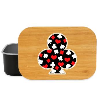 Casino Gamble Poker Win Jeu de cartes de poker - Boîte à goûter - noir - Devant