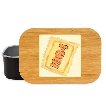 42. GEBURTSTAG 1984 RAVIOLI - Lunch Box - Schwarz - Vorne