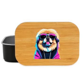 Pékin Gangster Next Level Lion Chien Chien Gesch - Boîte à goûter - noir - Devant