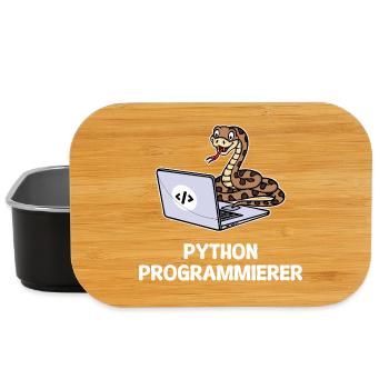 Développeur Coden Statement Programmeur informatique - Boîte à goûter - noir - Devant