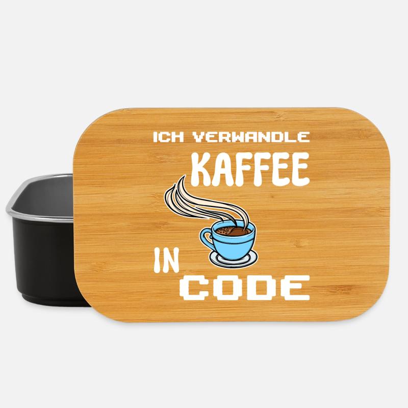 Developer Computerfreak Statement Coden Skripting - Lunch Box - Schwarz