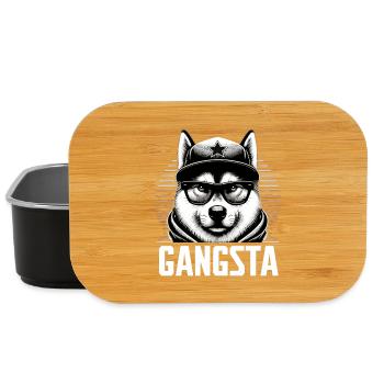 Cadeau de lunettes pour chien Laika Gangsta Gangster - Boîte à goûter - noir - Devant