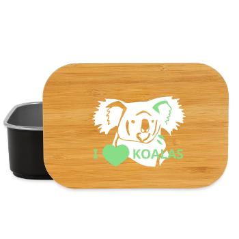 LoveKoalas - Lunch Box - black - Front