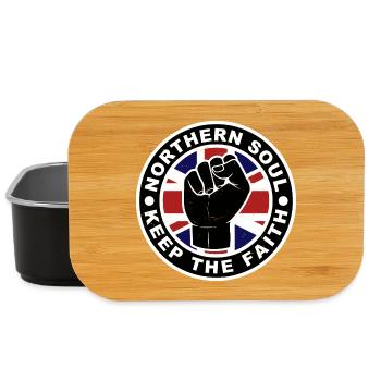 Northern Soul - Keep The Faith - Union Jack - Lunch Box - black - Front