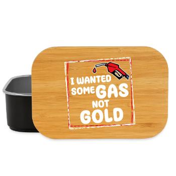 Gas Station Gasoline Refueling Diesel Statement Electricity - Lunch Box - black - Front