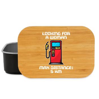 Elektrische Energie Statement Tanken Zapfsäule - Lunch Box - Schwarz - Vorne