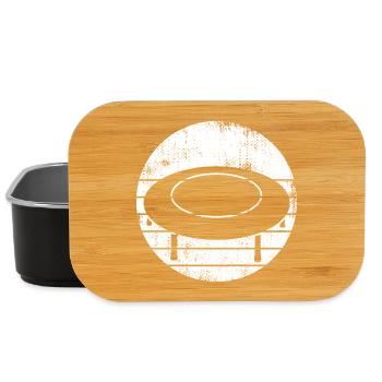 Trampolin Skizze - Lunch Box - Schwarz - Vorne