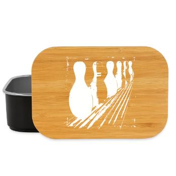 Quilles de bowling - Boîte à goûter - noir - Devant