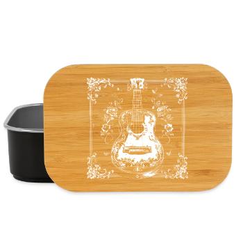 Ukulele Cartoon - Lunch Box - Schwarz - Vorne