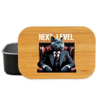 BKH Britisch Kurzhaar Blue Katze Königssessel - Lunch Box - Schwarz - Vorne
