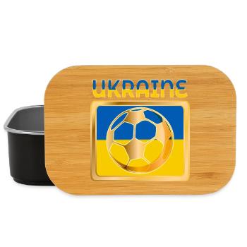 Fußball Ukraine - Lunch Box - Schwarz - Vorne