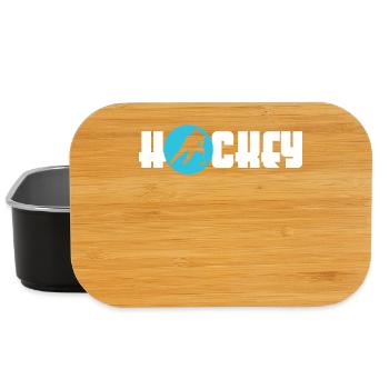 Wintersport Eishockey Schifahrer Schifahren Kalt - Lunch Box - Schwarz - Vorne