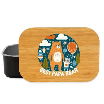 Vatertag. Bester - Lunch Box - Schwarz - Vorne