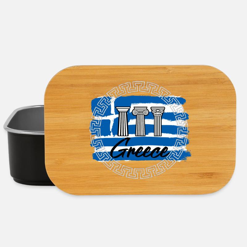 Griechenland - Lunch Box - Schwarz