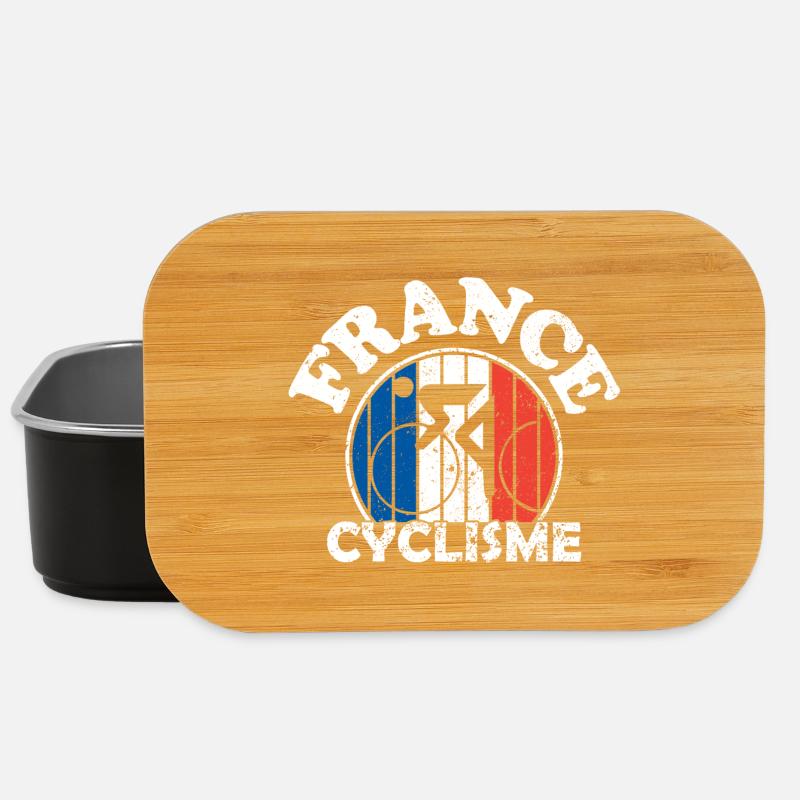 Radfahren - Radfahren - Radfahren - Frankreich cyclisme - Lunch Box - Schwarz