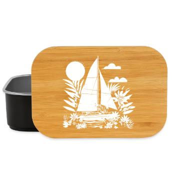 Sailing Comic Look - Lunch Box - black - Front
