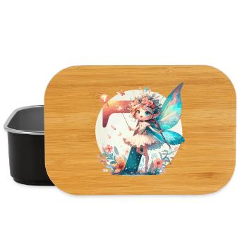 7 Jahre Fee Elfe Geburtstag Geschenk - Lunch Box - Schwarz - Vorne